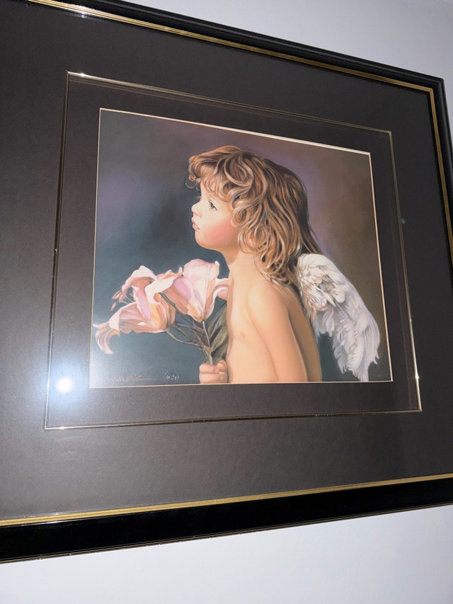Framed Angel Print - photo 2