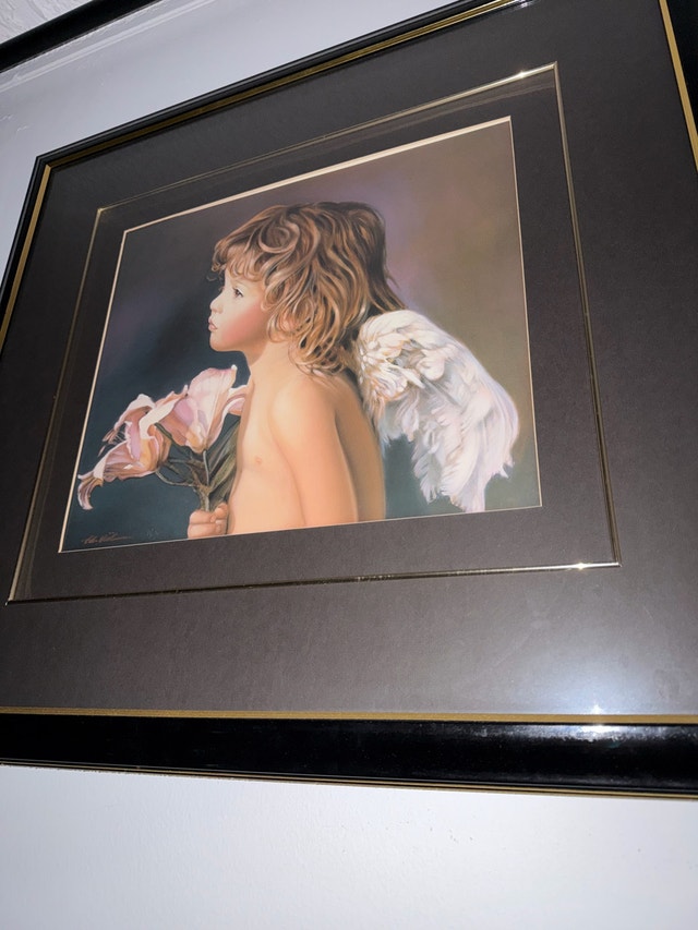 Framed Angel Print - photo 3