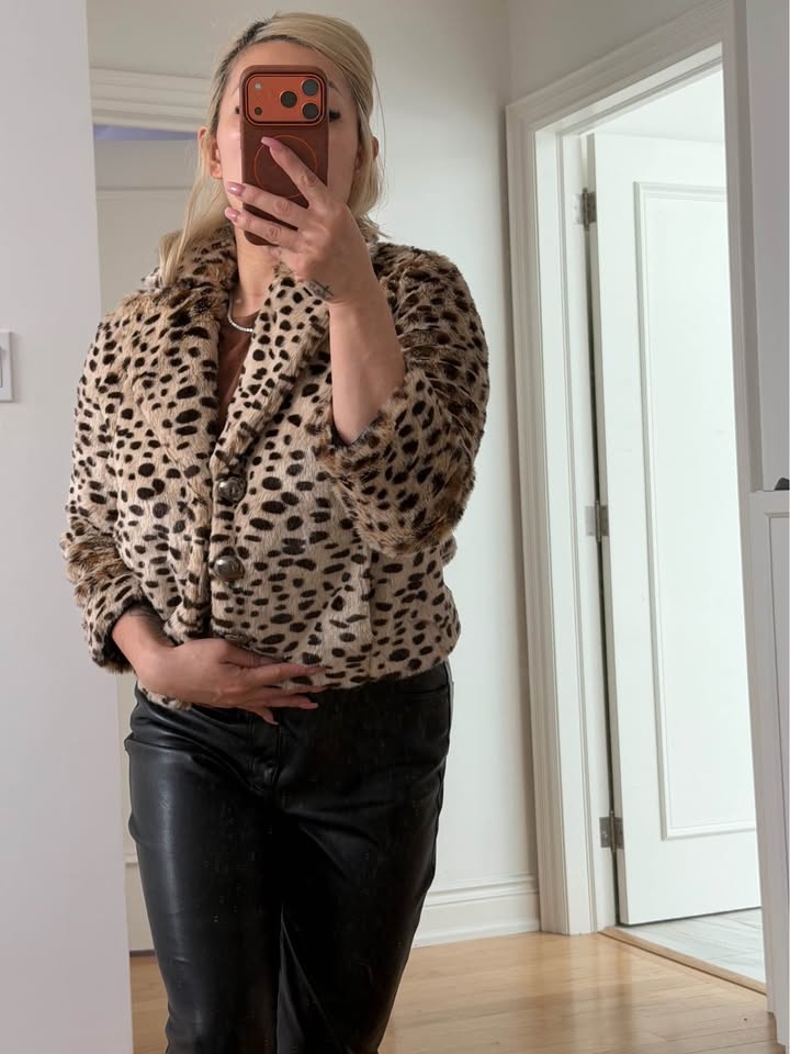 Leopard Furry Jacket - photo 4