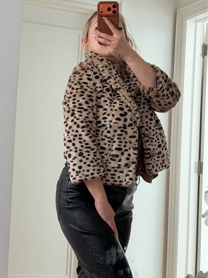 Leopard Furry Jacket - photo 5