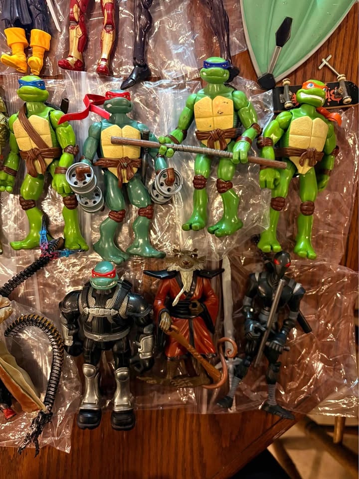 TMNT 2006 - Early 2000s – Movie Era Turtles + Splinter (7 Figure