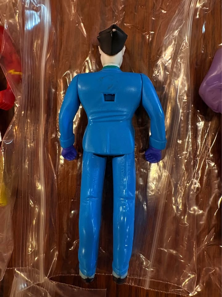 BATMAN the Animated Series JOKER blue suit 1995 kenner dc univer - photo 2