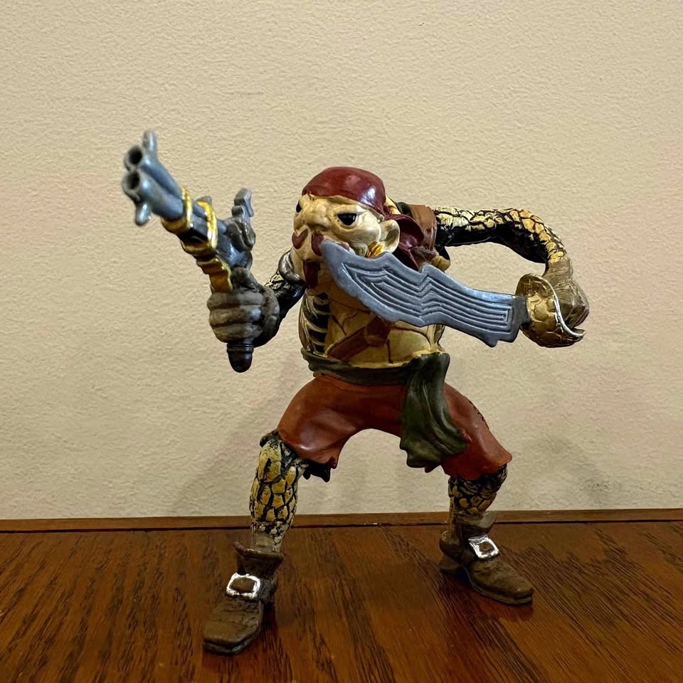 Papo Mutant Turtle Pirate Figure (2010) - Small Fantasy Turtle T