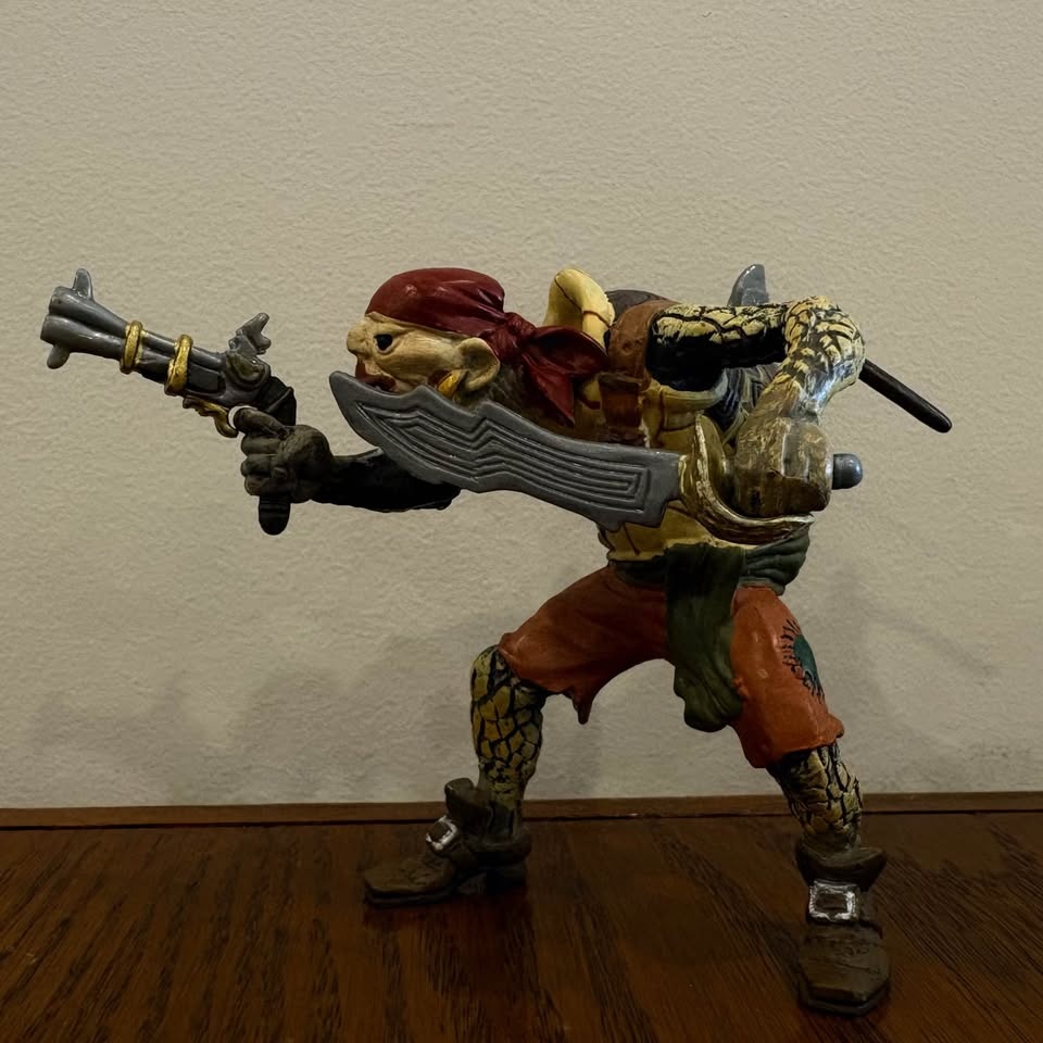 Papo Mutant Turtle Pirate Figure (2010) - Small Fantasy Turtle T - photo 3