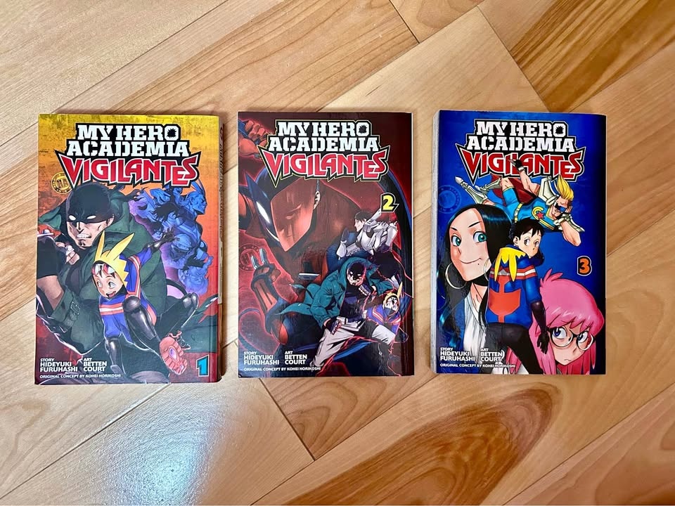 My Hero Academia Vigilantes Manga Vol 1-3