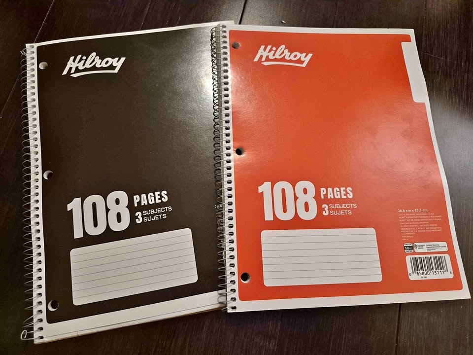 Brand New Hilroy 108 pages Notebook Lined