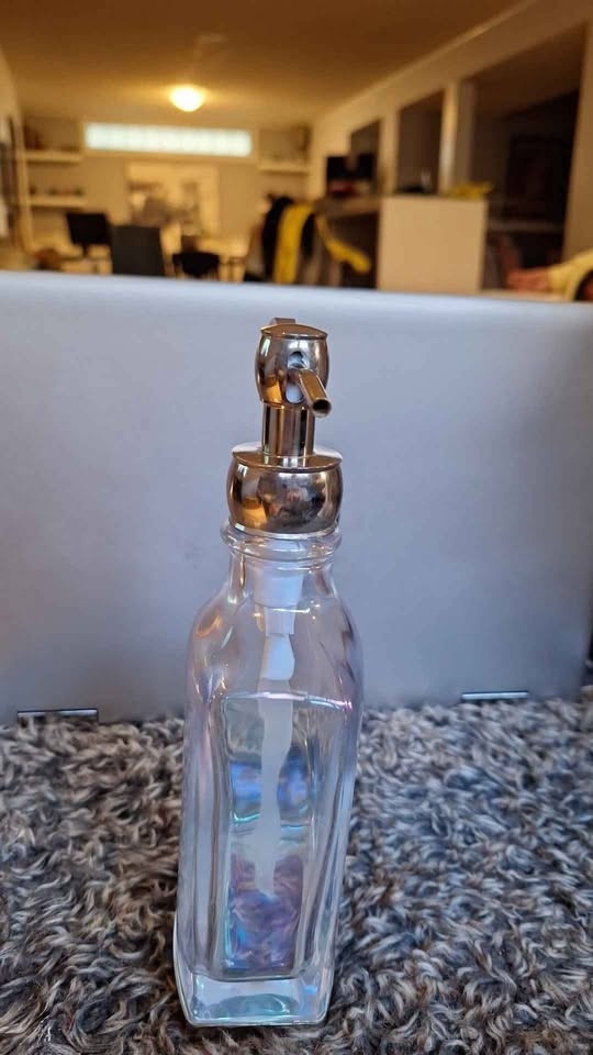 Vintage Silver and Glass Large Soap Dispenser - photo 2