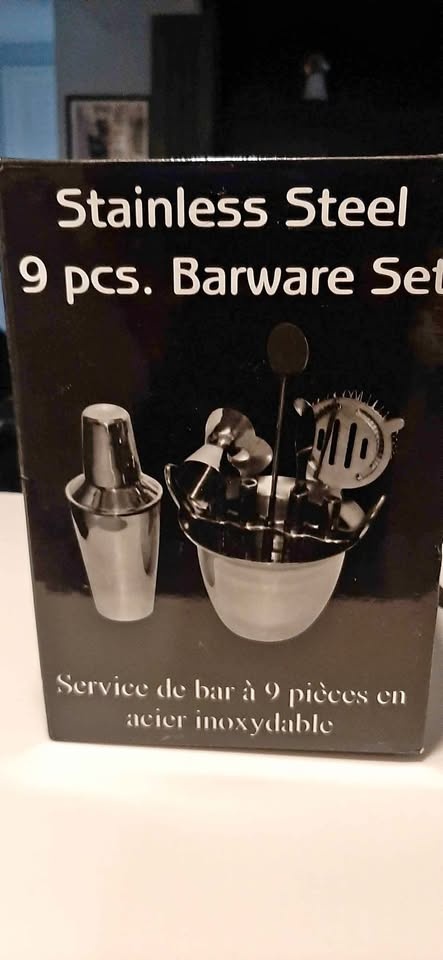 Barware set stainless steel