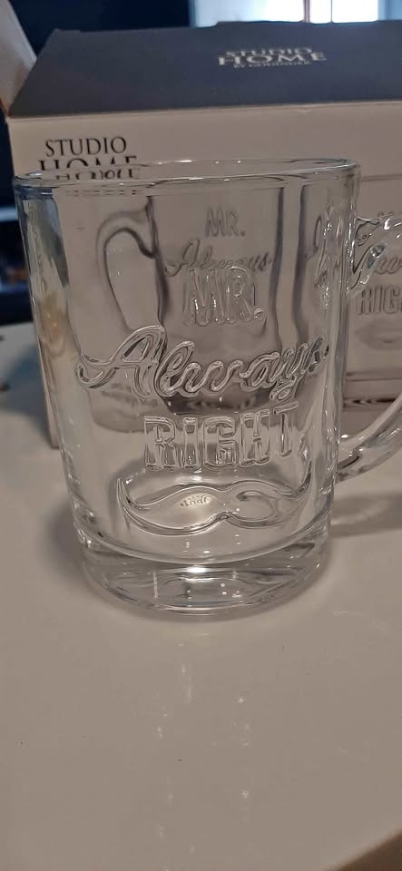 Mr. & Mrs mugs. High quality. Godinger brand.