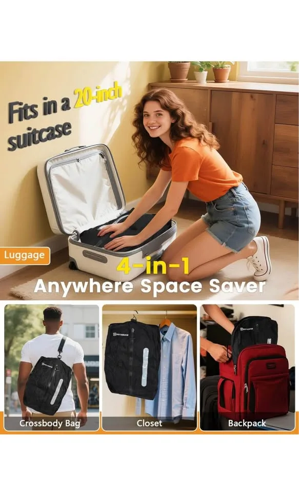 Vacuum seal bag for clothing with wireless pump NEW image indicator(3)