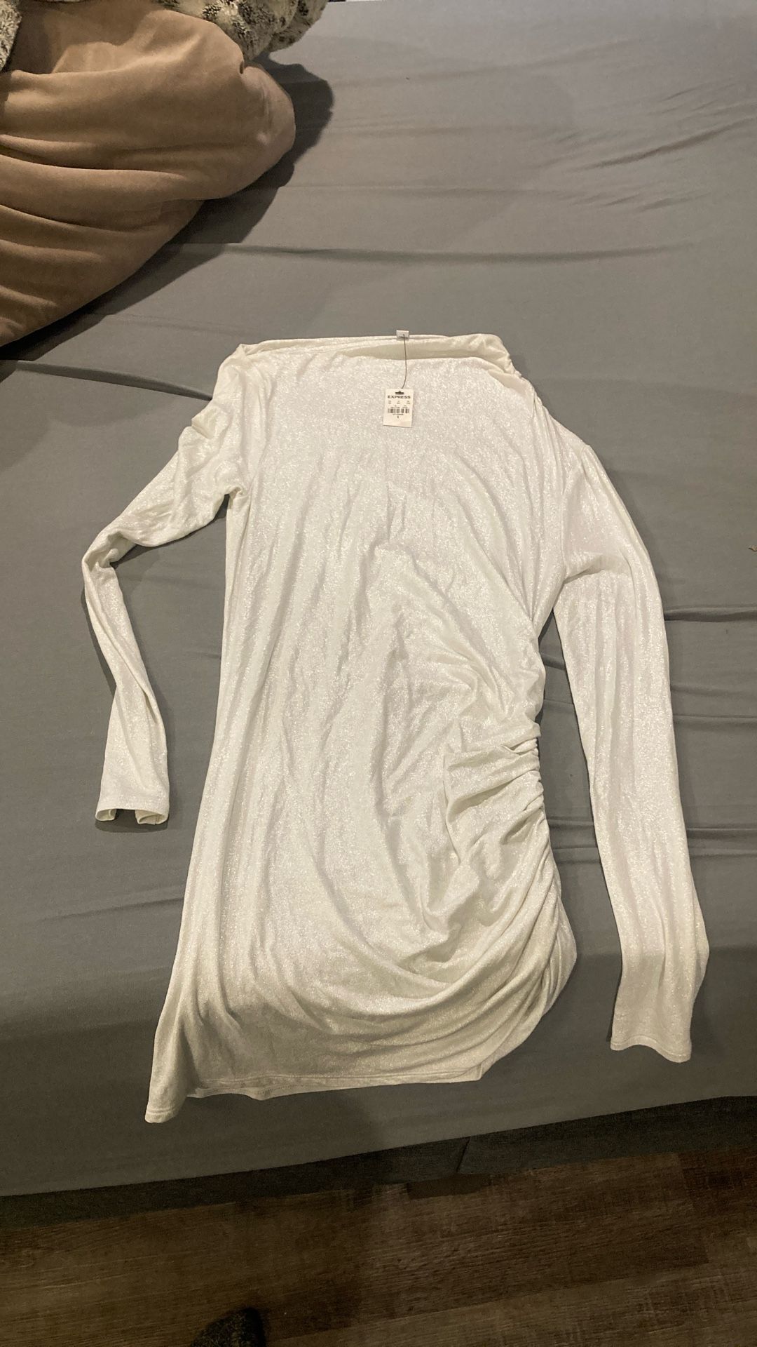 Express Long Sleeve Fitted Dress S