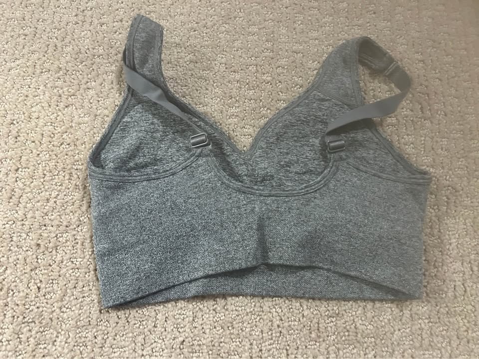 Grey Puma Sports Bra Size Small - photo 2