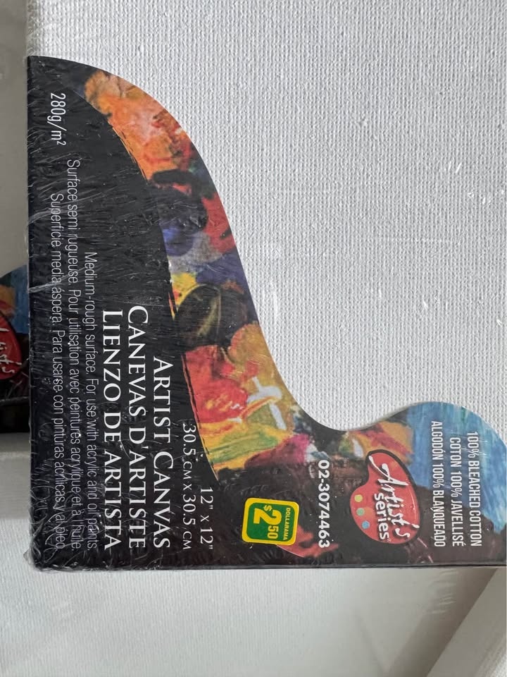 Multiple blank canvases of assorted size - photo 2