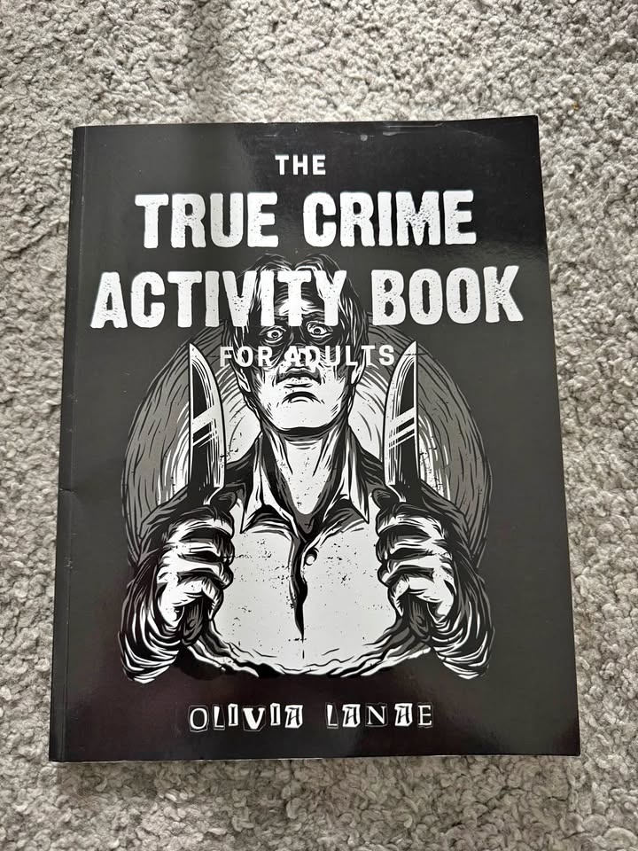 True Crime Activity Book for Adults
