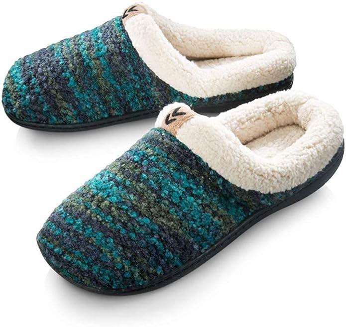 Roxoni Women's Fleece Lined Clog Slippers - photo 2