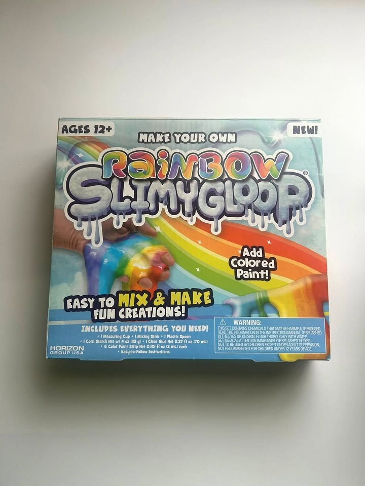 Brand New Rainbow Slimygloop Slime Kit