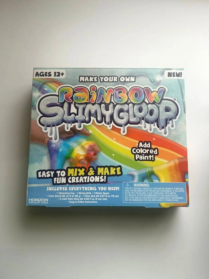 Brand New Rainbow Slimygloop Slime Kit