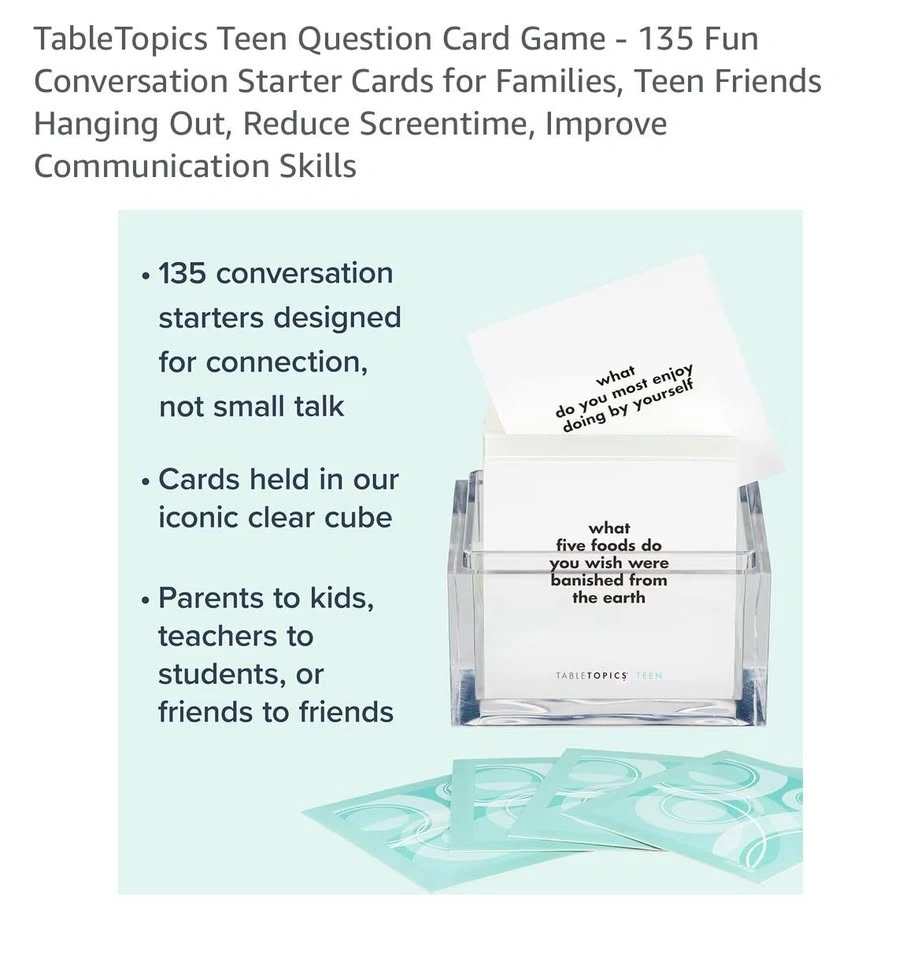TableTopics Teen Edition Conversation Cards - photo 4