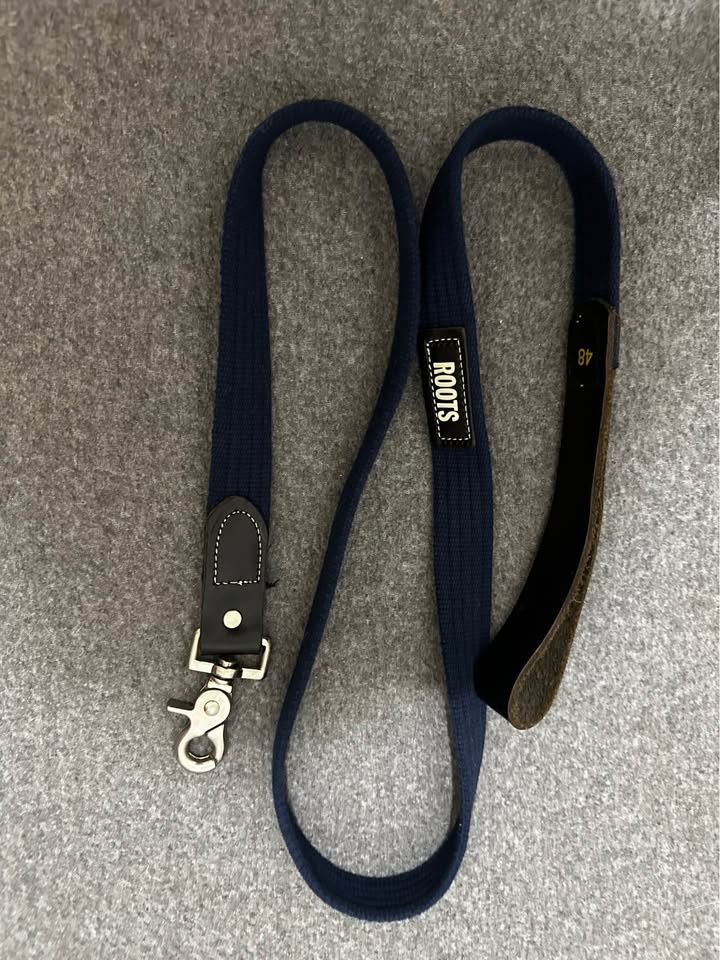 Roots 4 ft Navy Blue Dog Leash - photo 2