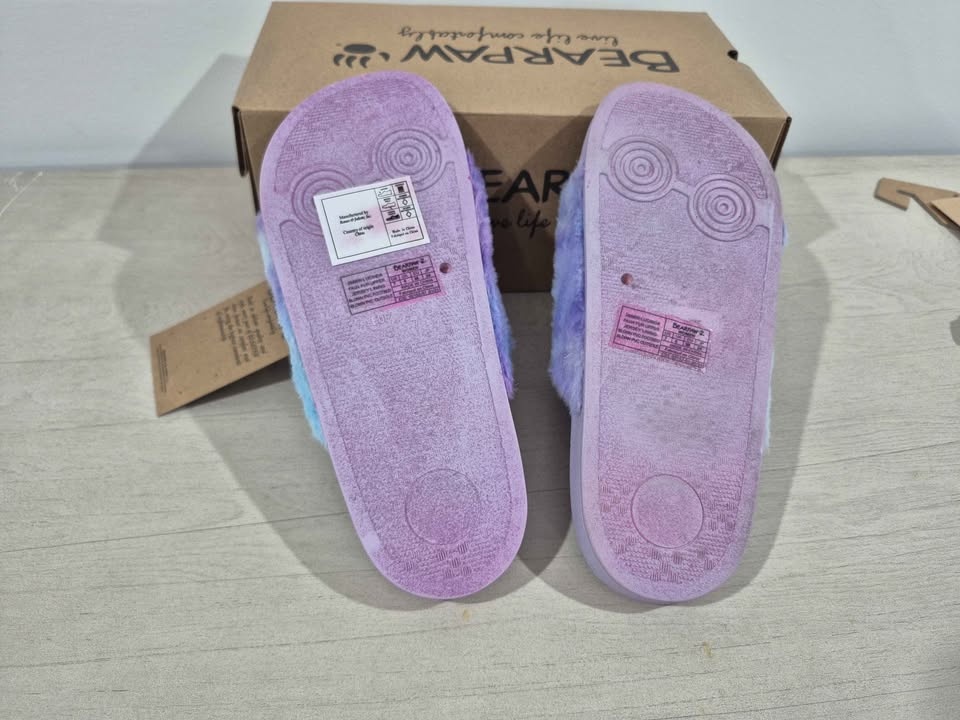 NEW Bearpaw Lucinda Faux Fur Slide Sandals – Women’s Size 7 - photo 3