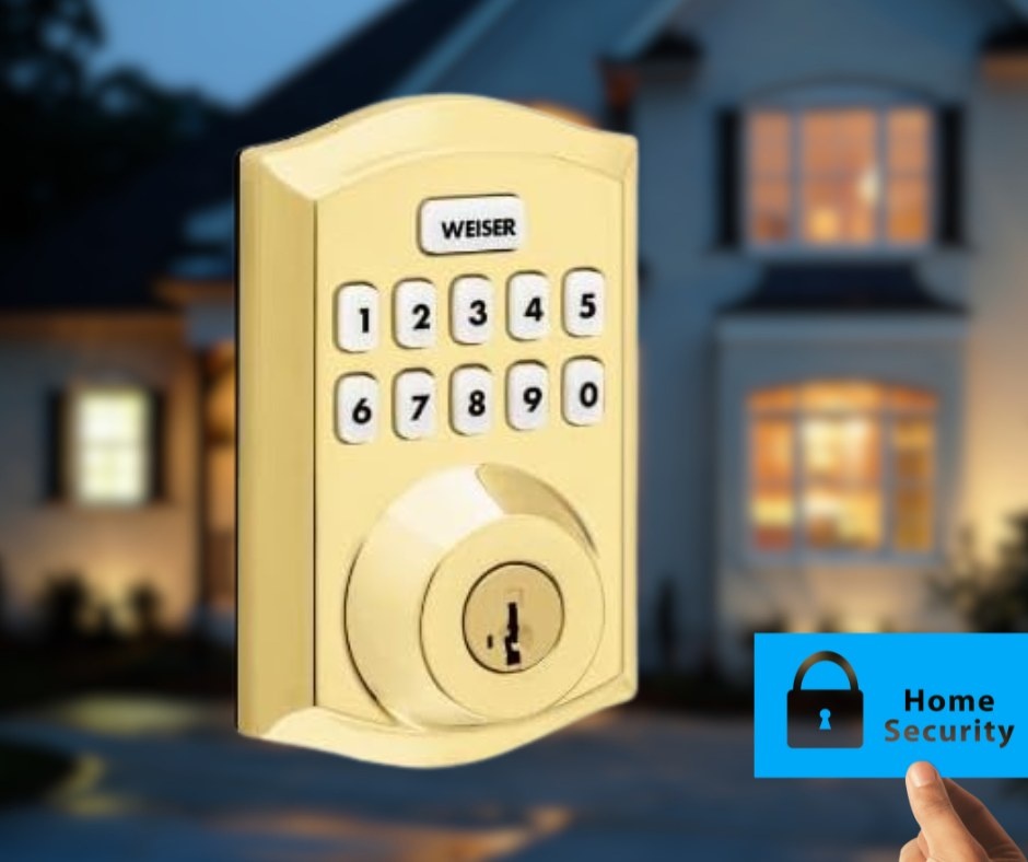 Weiser Keypad Electronic Deadbolt Lock – Keyless Entry + Key Ove - photo 2