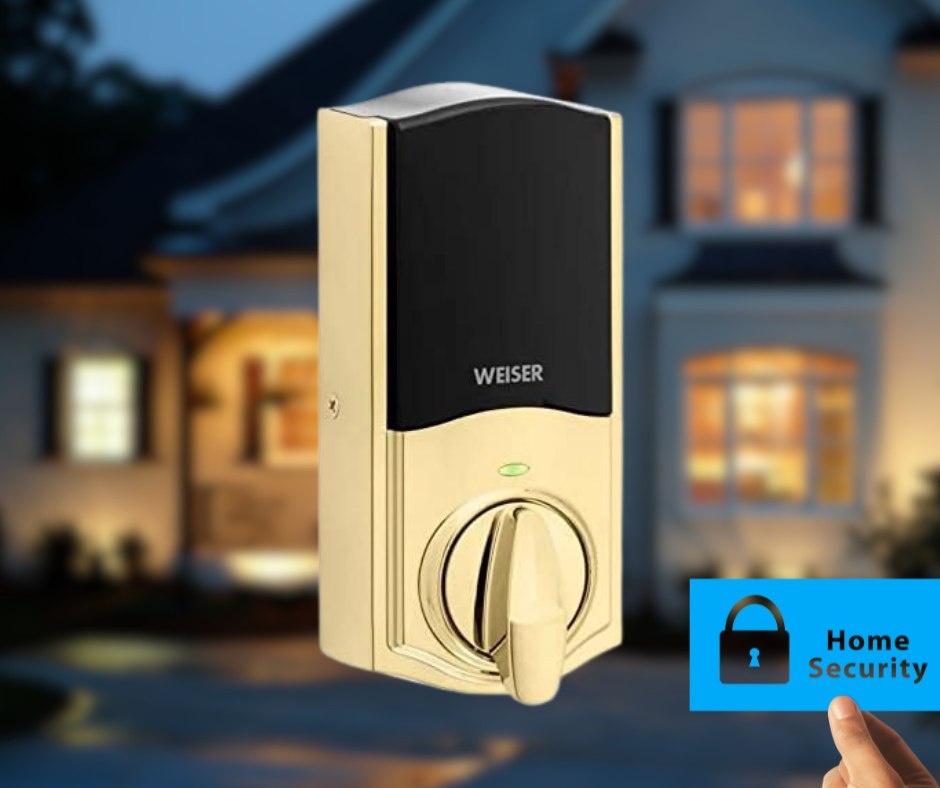 Weiser Keypad Electronic Deadbolt Lock – Keyless Entry + Key Ove - photo 3