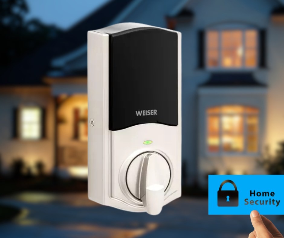 Weiser Keypad Electronic Deadbolt Lock – Keyless Entry + Key Ove - photo 3