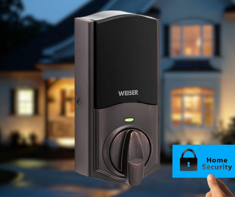 Weiser Electronic Keypad Deadbolt Lock - Keyless Entry (Bronze) - photo 3