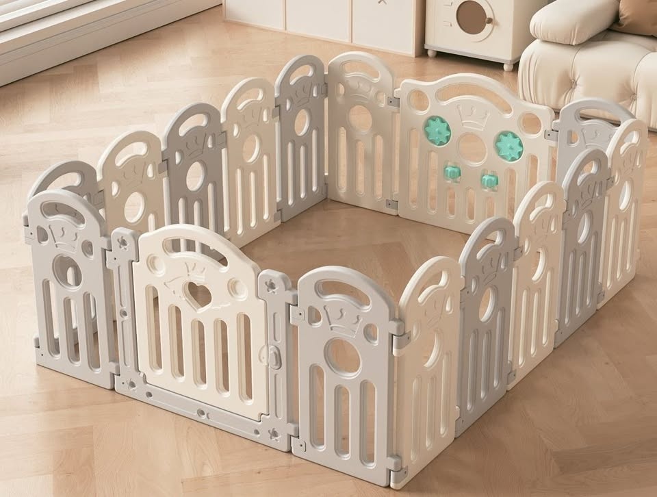 New PlayPals Pet Playpen 16 Panels, Lock Door Puppy/Dog/Rabbit Y - photo 3