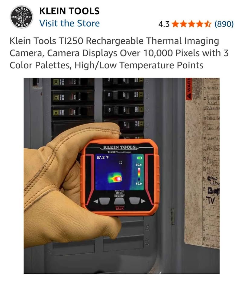 Klein USB Rechargeable Thermal Imager