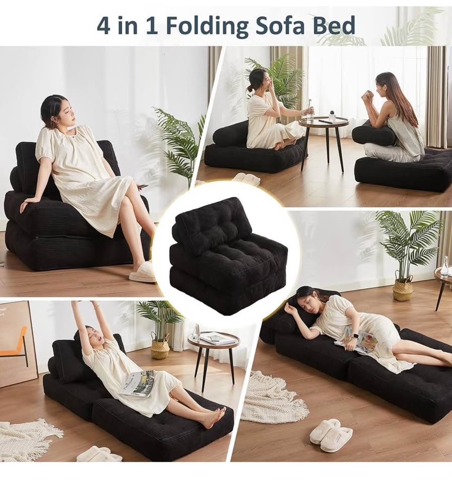 Folding Chair Bed / Futon Sofa Bed - photo 2
