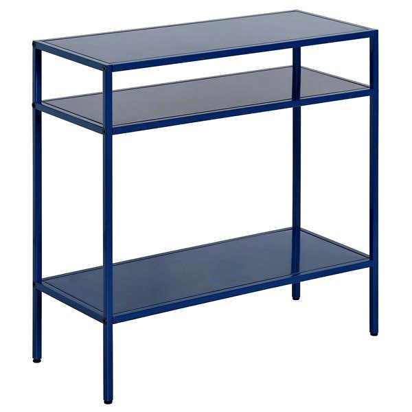 Hailey Home Ricardo Blue Metal End Table