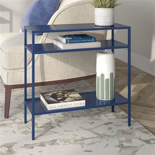Hailey Home Ricardo Blue Metal End Table - photo 2