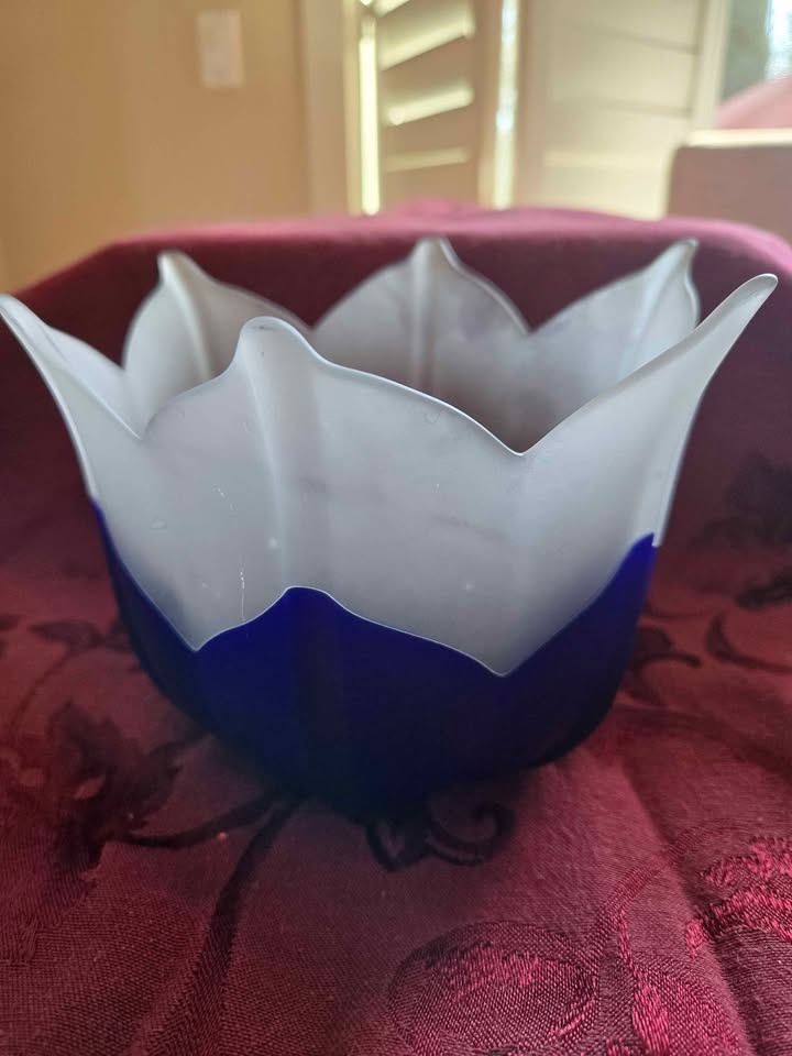 Indigo Blossom Votive Holder - Partylite - photo 3