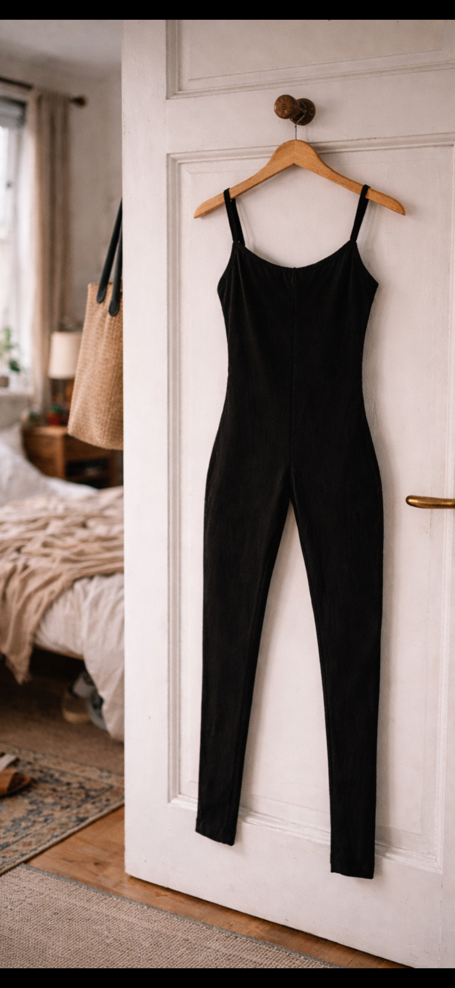 Forever 21 Black Spaghetti Strap Jumpsuit – Size Small - photo 3