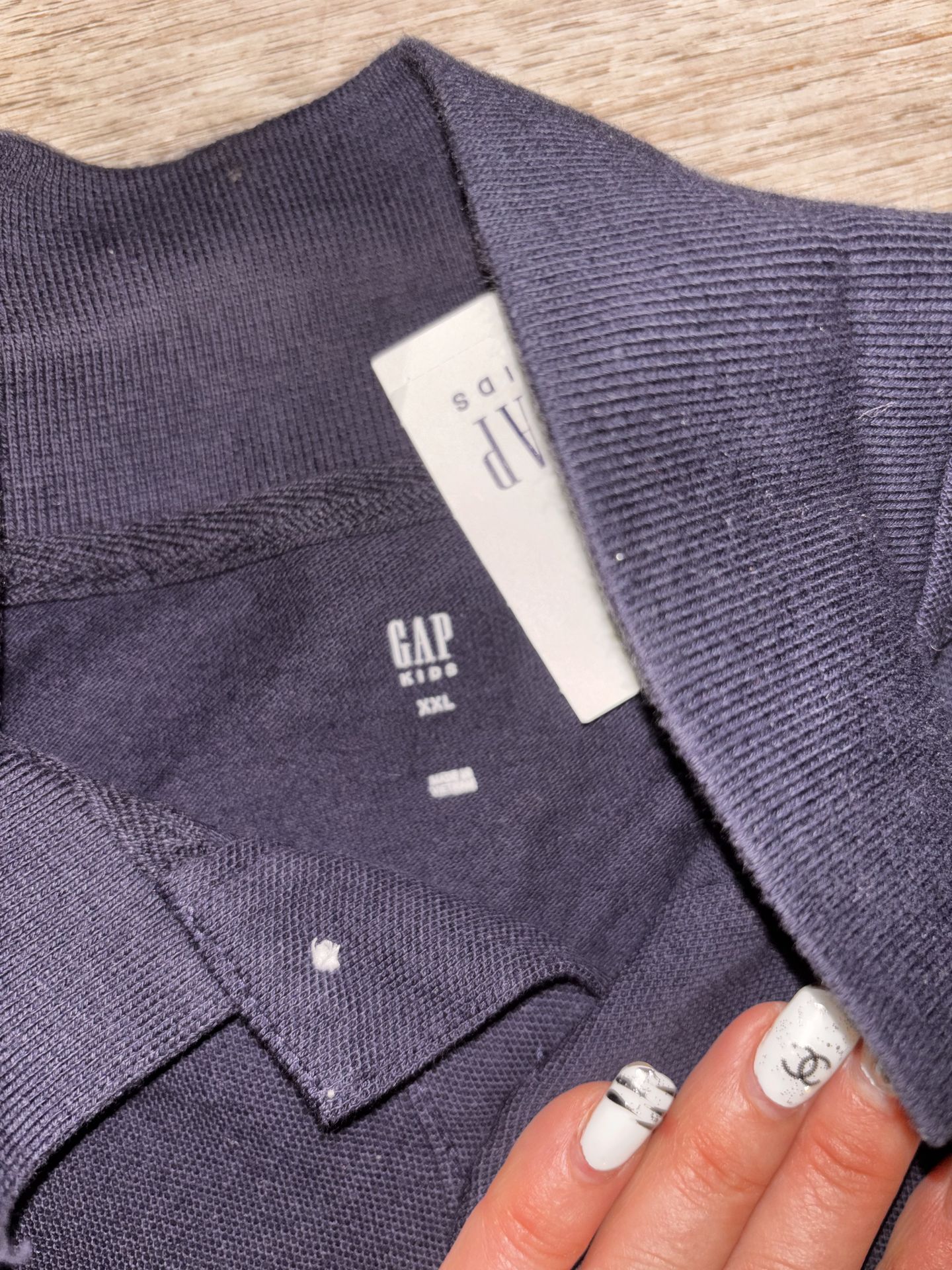 GAP Kids Navy Blue Polo Shirt – Size XXL – New with Tags - photo 3