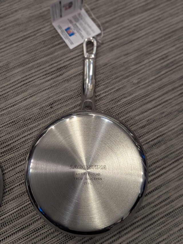 Lagostina Elite 16cm 18/10 Stainless Steel Saucepan - New - photo 2