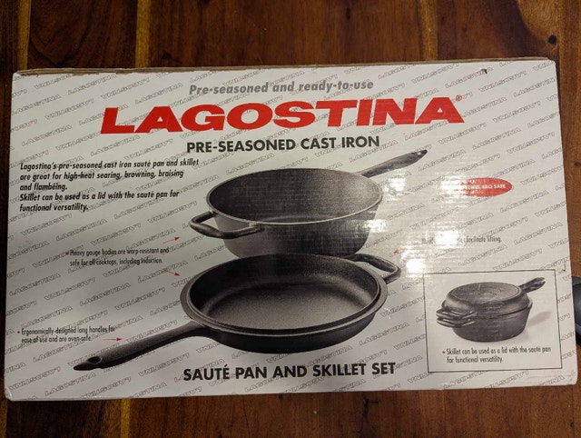 Lagostina Cast Iron Set