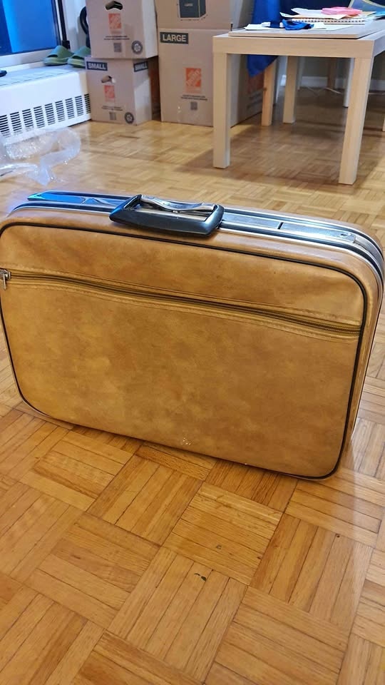Vintage 1960s Jetliner Handheld Suitcase