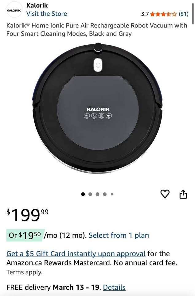 Robotic Vacuum Cleaner