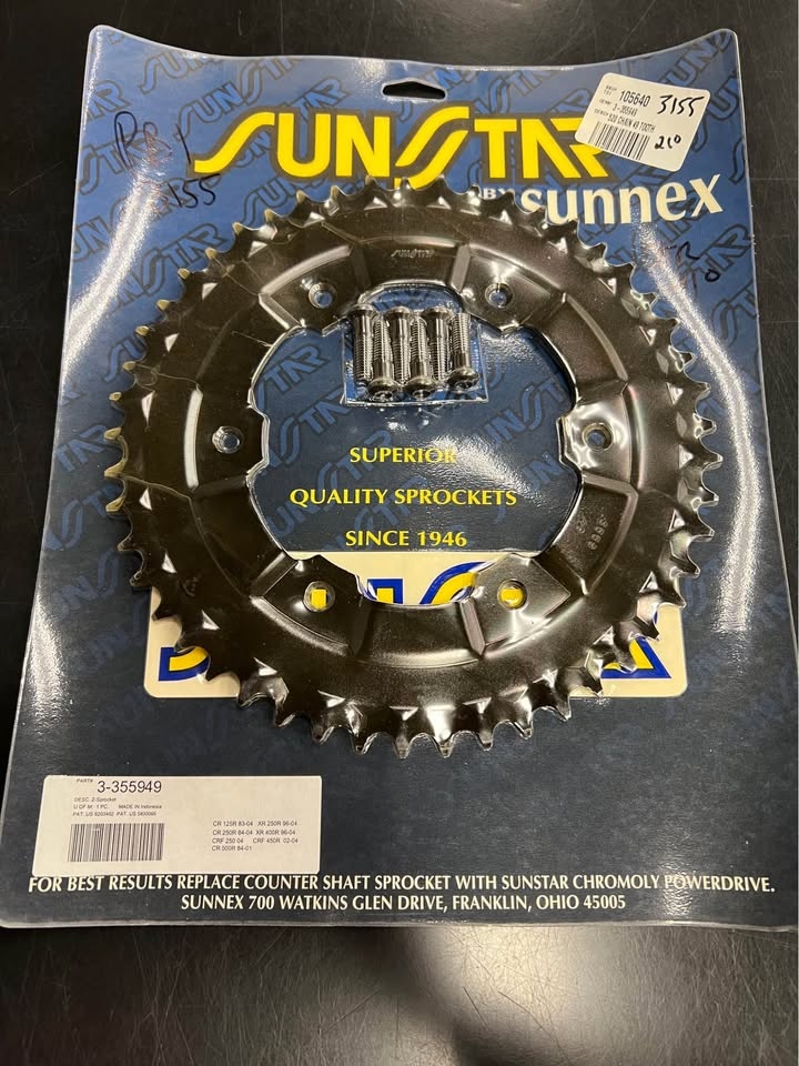 Honda Motorcycle Dirtbike Rear Sprocket CR/CRF/XR - photo 2