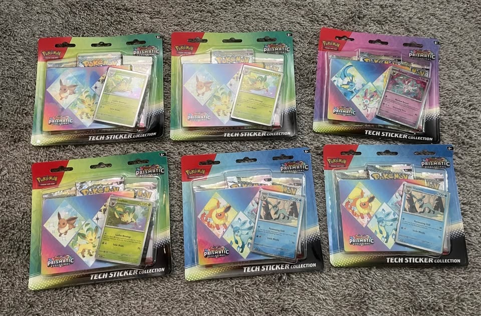 POKÉMON PRISMATIC TECH STICKER COLLECTION New Sealed