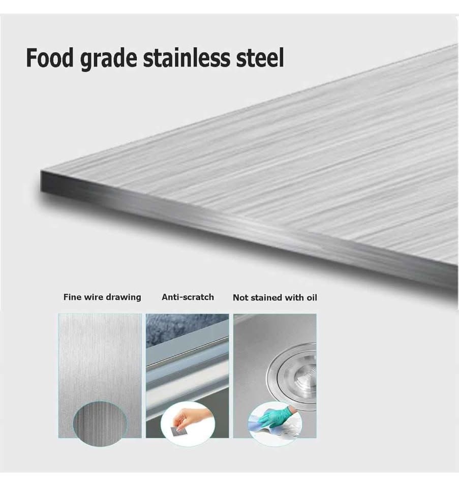 Stainless Steel Restaurant Sink Commercial 304 w/ Faucet - photo 4
