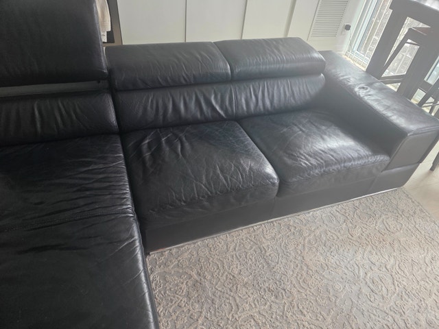 Natuzzi Italia Avana Leather Sofa - Modern, Adjustable - photo 4