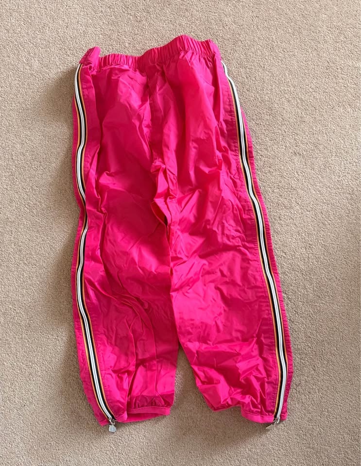 K-Way Polka Dot Jacket & Pink Rain Pants Set 8Y - photo 5