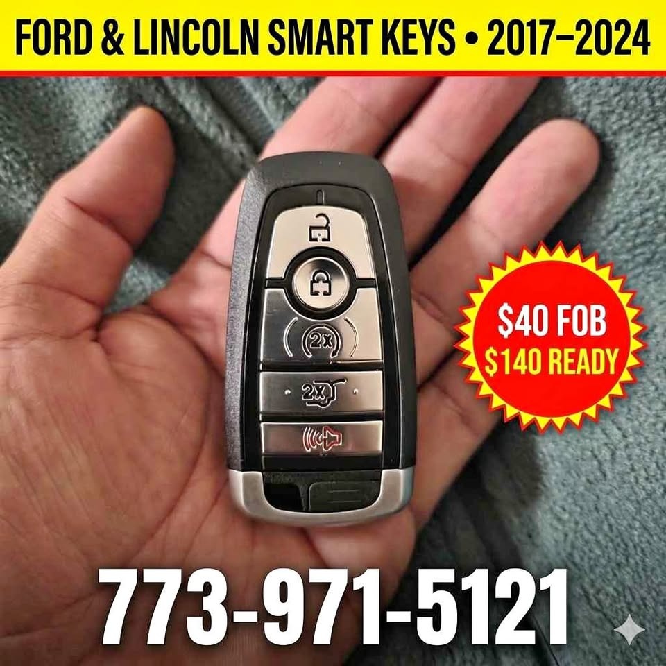 Ford & Lincoln Smart Keys (2017-2024) - Brand New