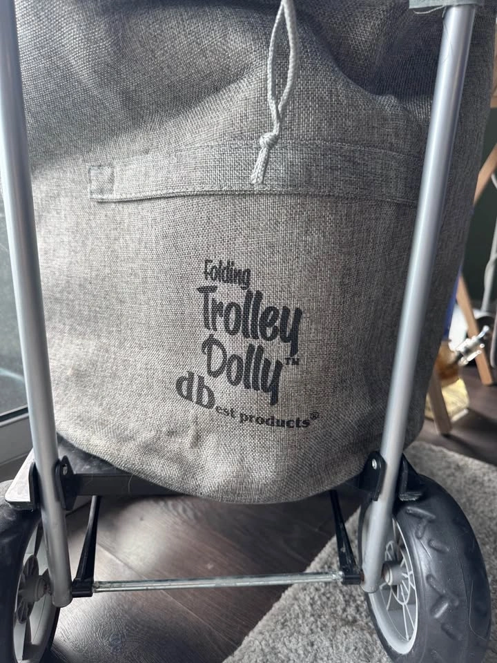 Foldable Trolley Dolly Laundry Hamper - photo 3