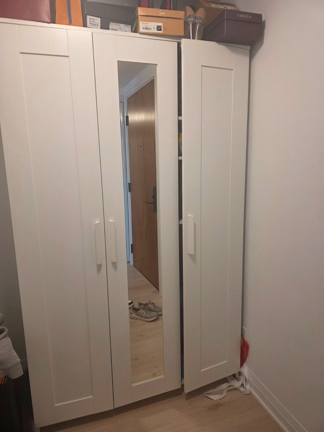 White wardrobe storage - Wardrobe with 3 doors, white - photo 4