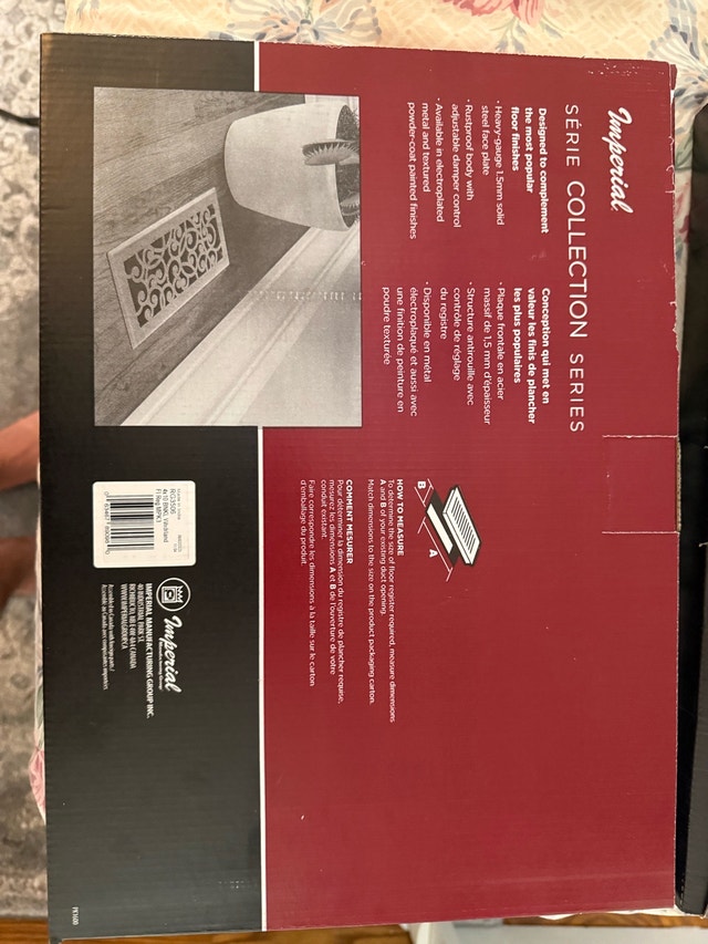 Floor Registers / Vent Covers – 4” x 10” – 6 (Brand New) - photo 2
