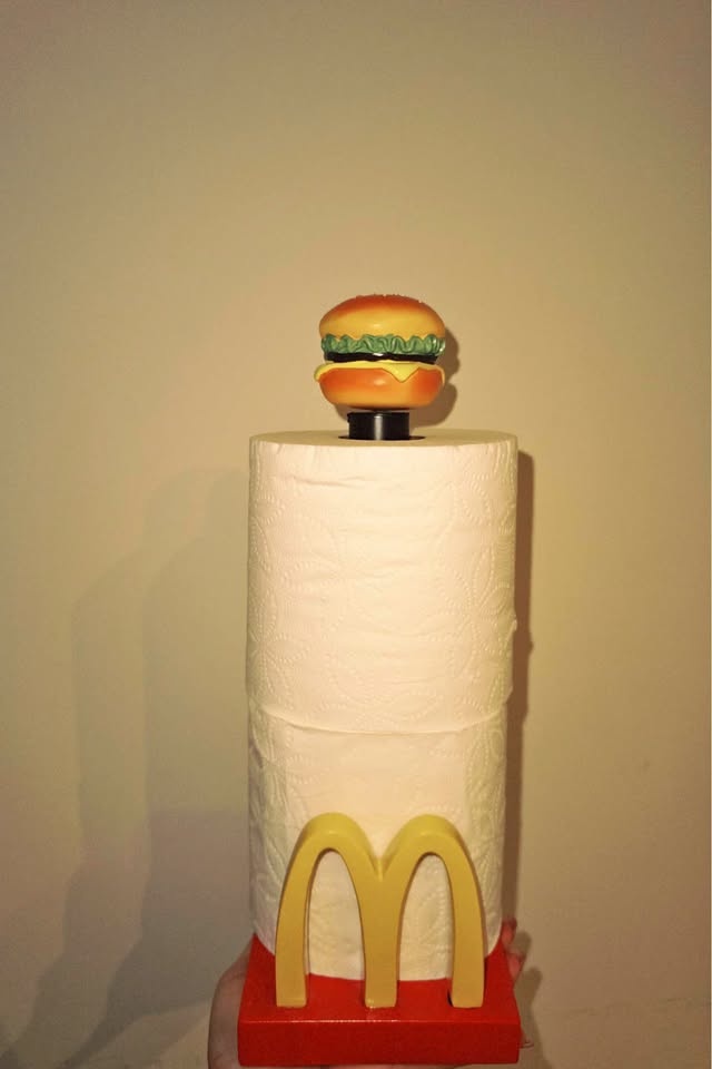 Burger Toilet Paper Holder